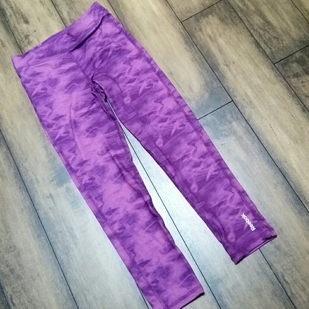 Reebok kids leggings size Large Pink nwt